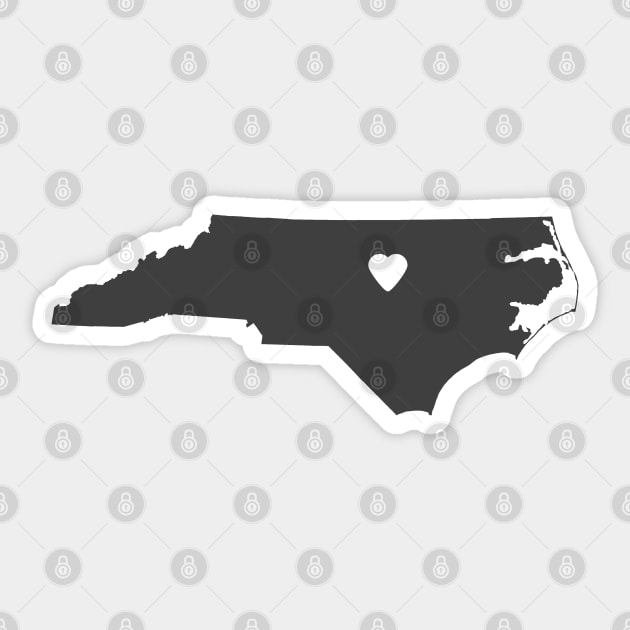 North Carolina Love Sticker by juniperandspruce